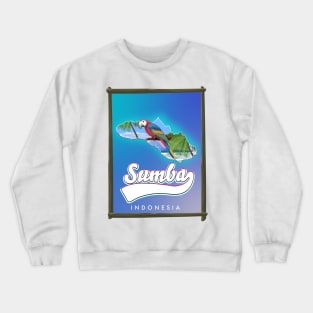 Sumba Indonesia map Crewneck Sweatshirt